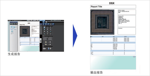 利用“ 報告功能” ， 迅速生成報告 